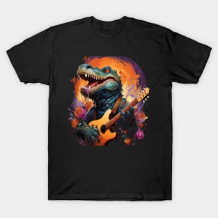 Alligator Playing Guitar T-Shirt